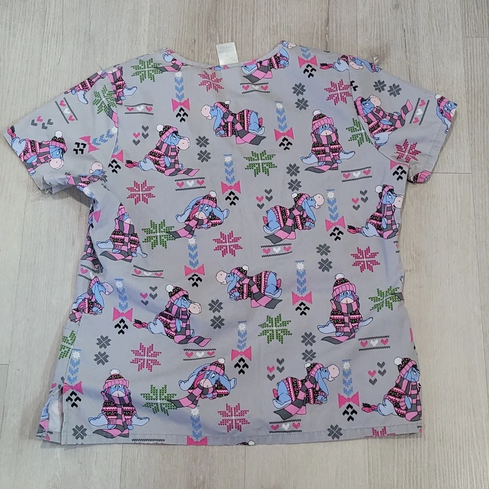 Disney Eeyore size Medium scrub top - Picture 5 of 5